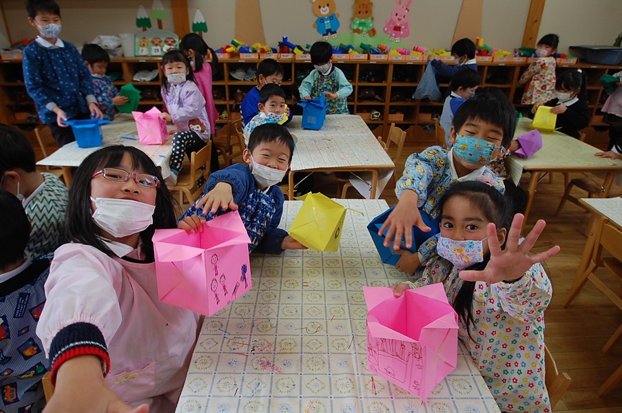 ★年長★　ますをつくったよ