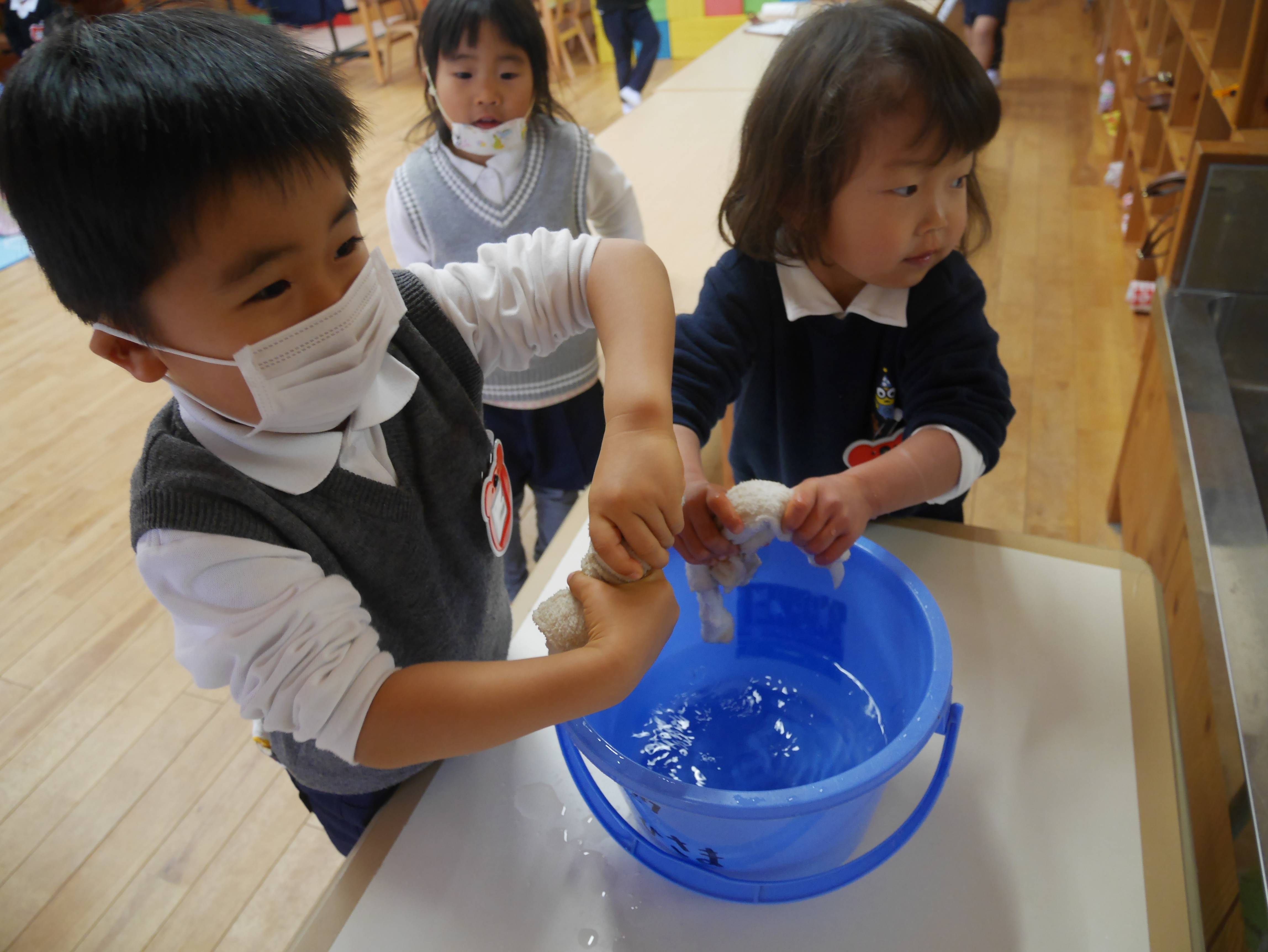 ☆大掃除をしたよ☆年少