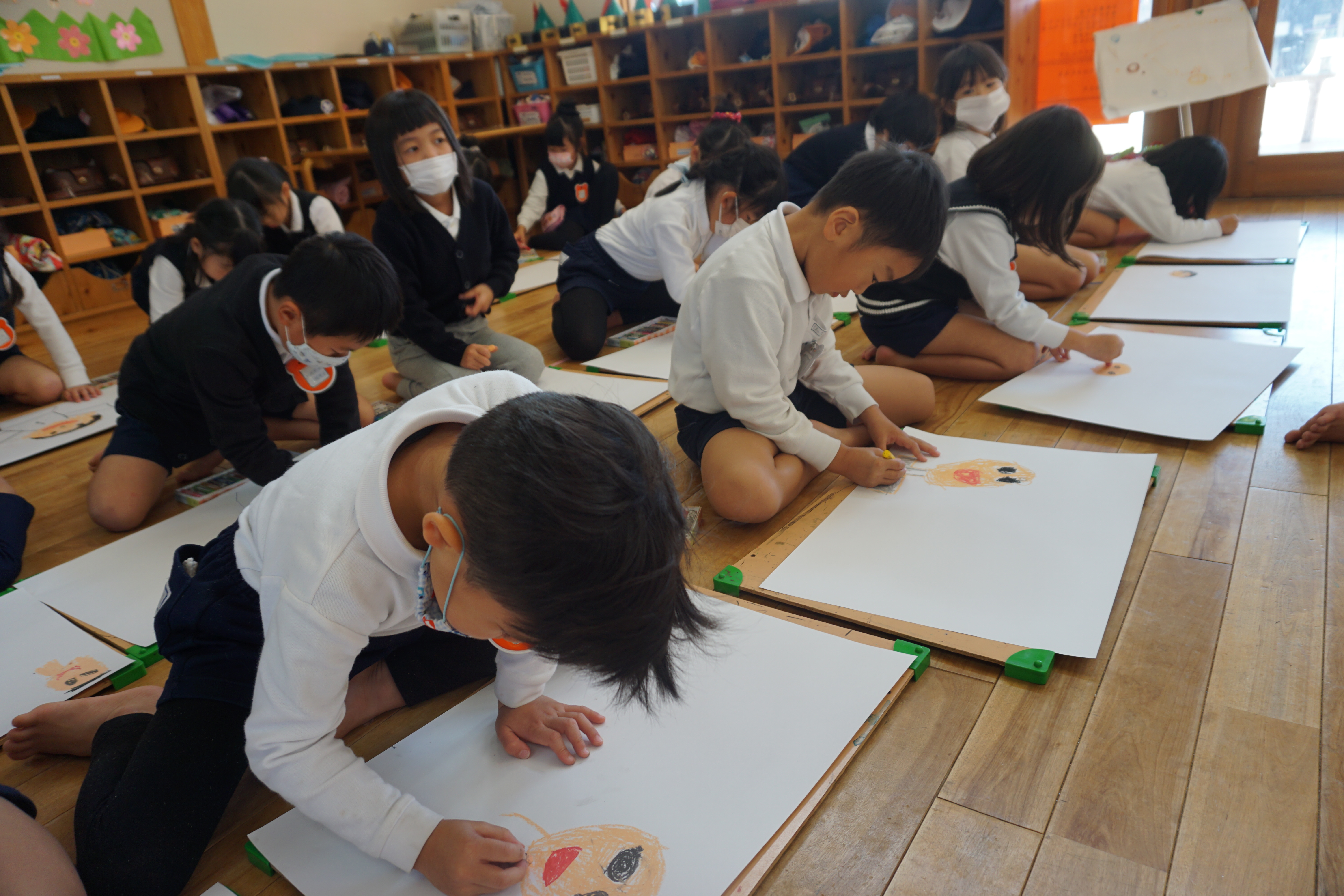 ★年長★発表会の絵を描いたよ！