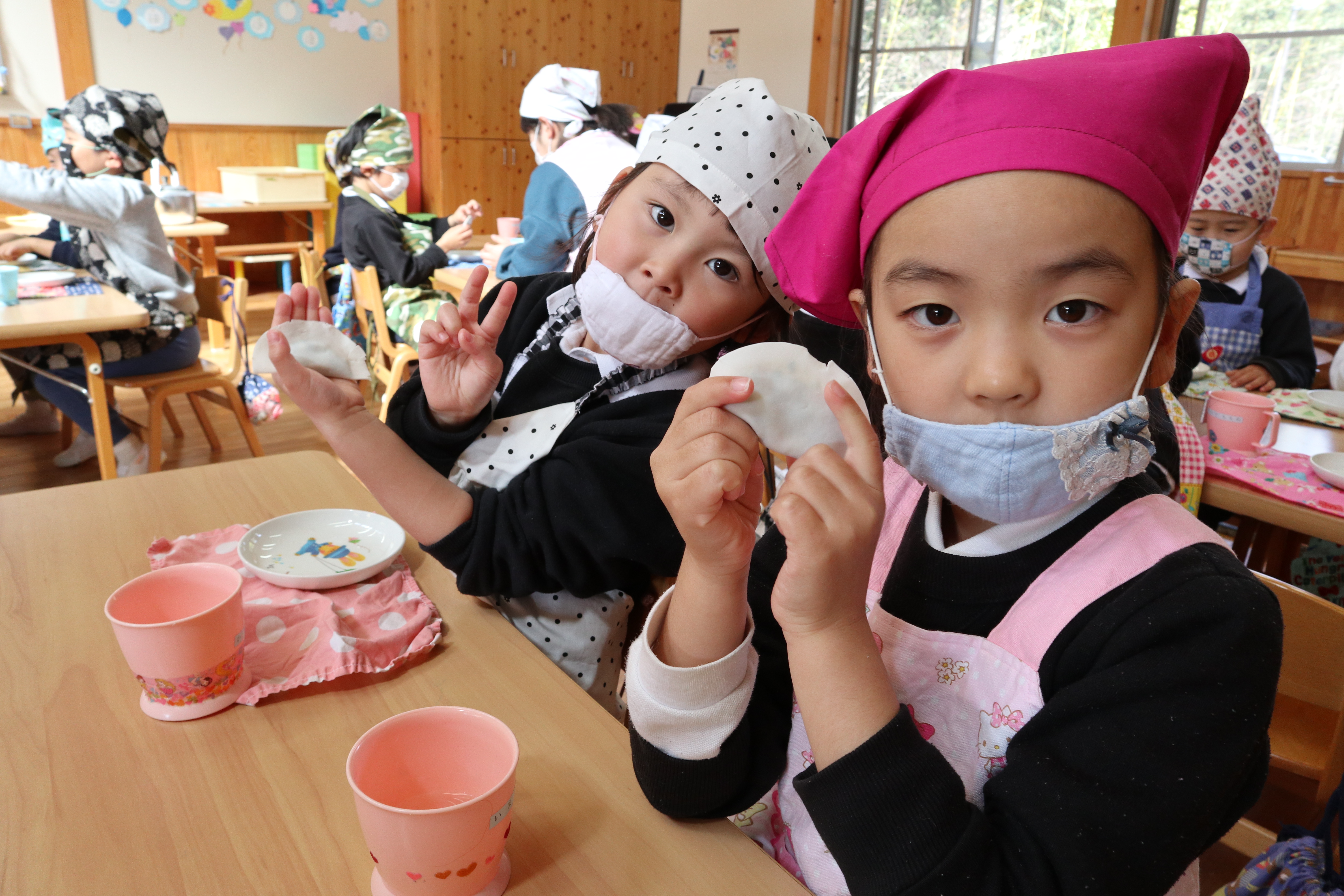 ☆年中☆　餃子を作ったよ！！