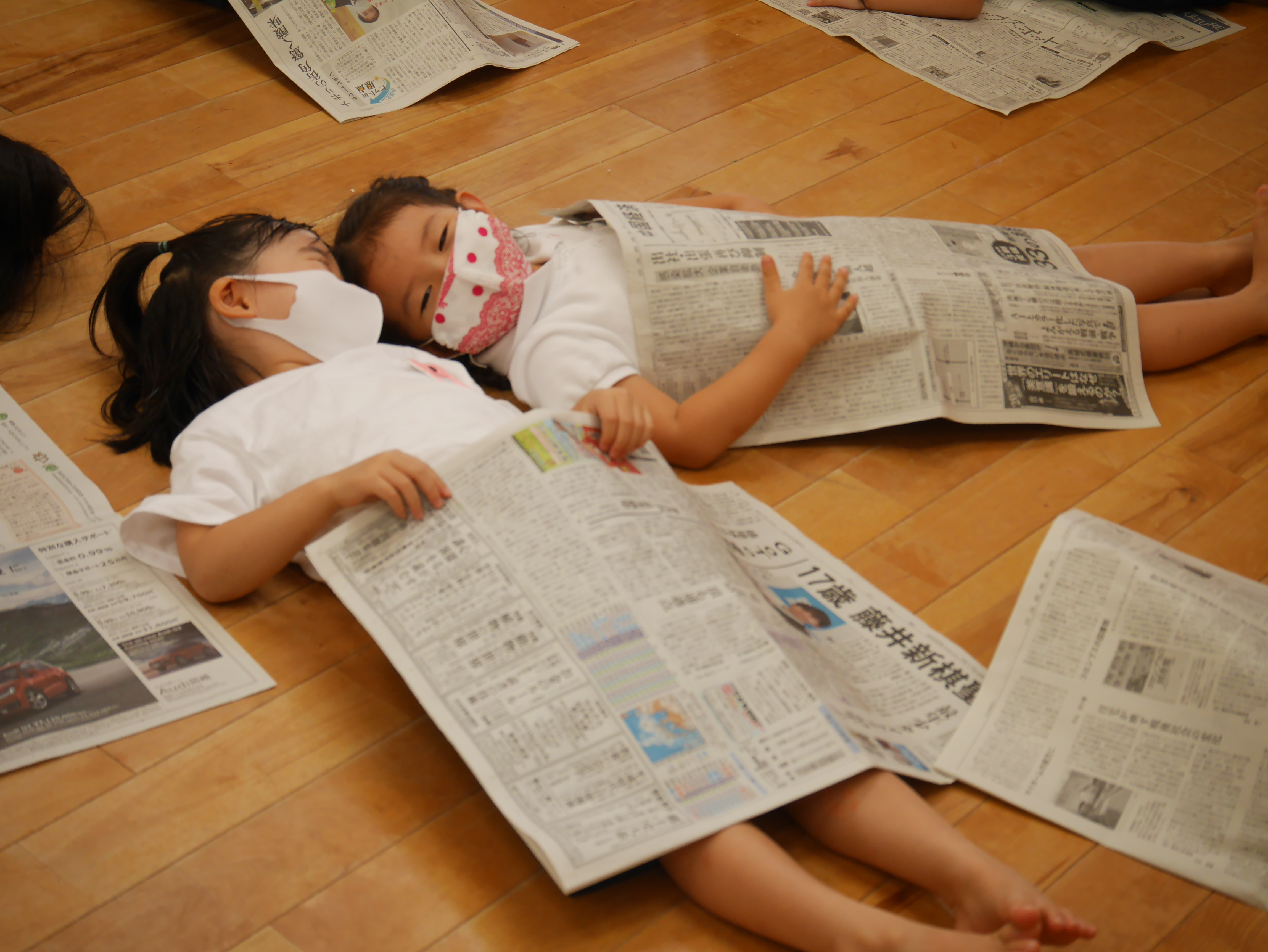 ★年少★新聞遊びをしたよ！