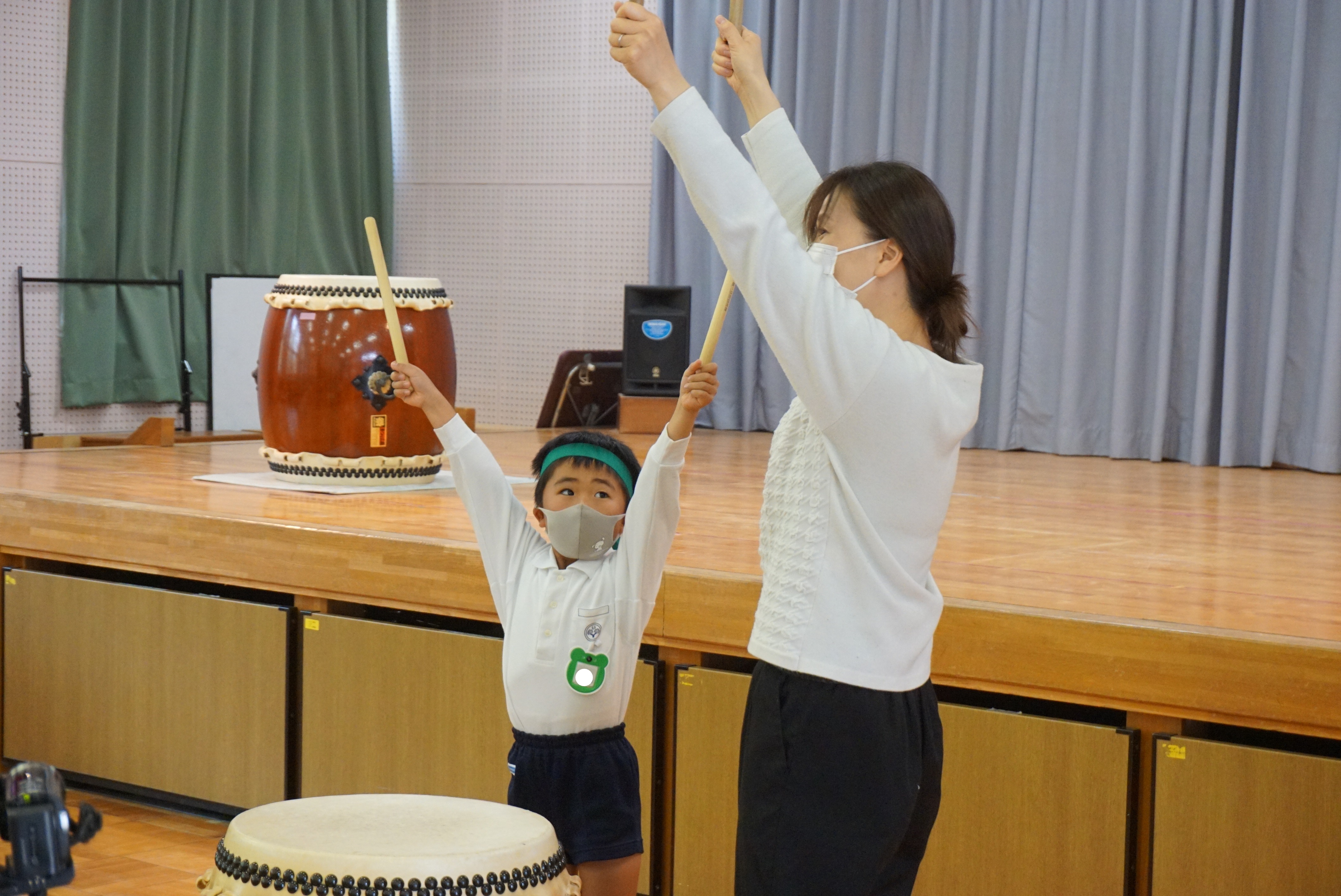 ★年長★和太鼓の発表会がありました！:画像２