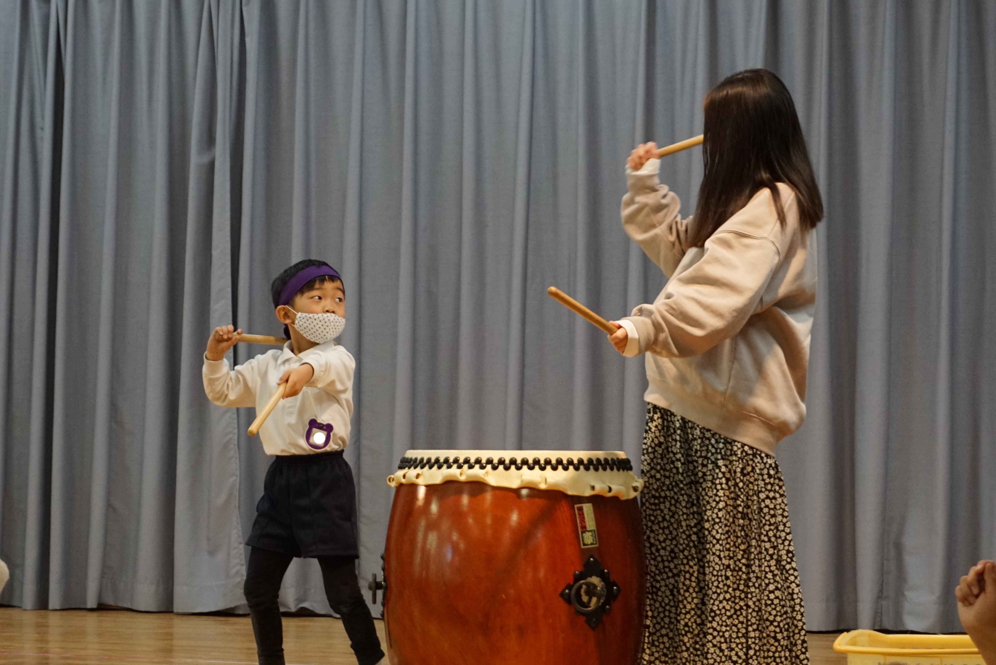 ★年長★和太鼓の発表会がありました！:画像４