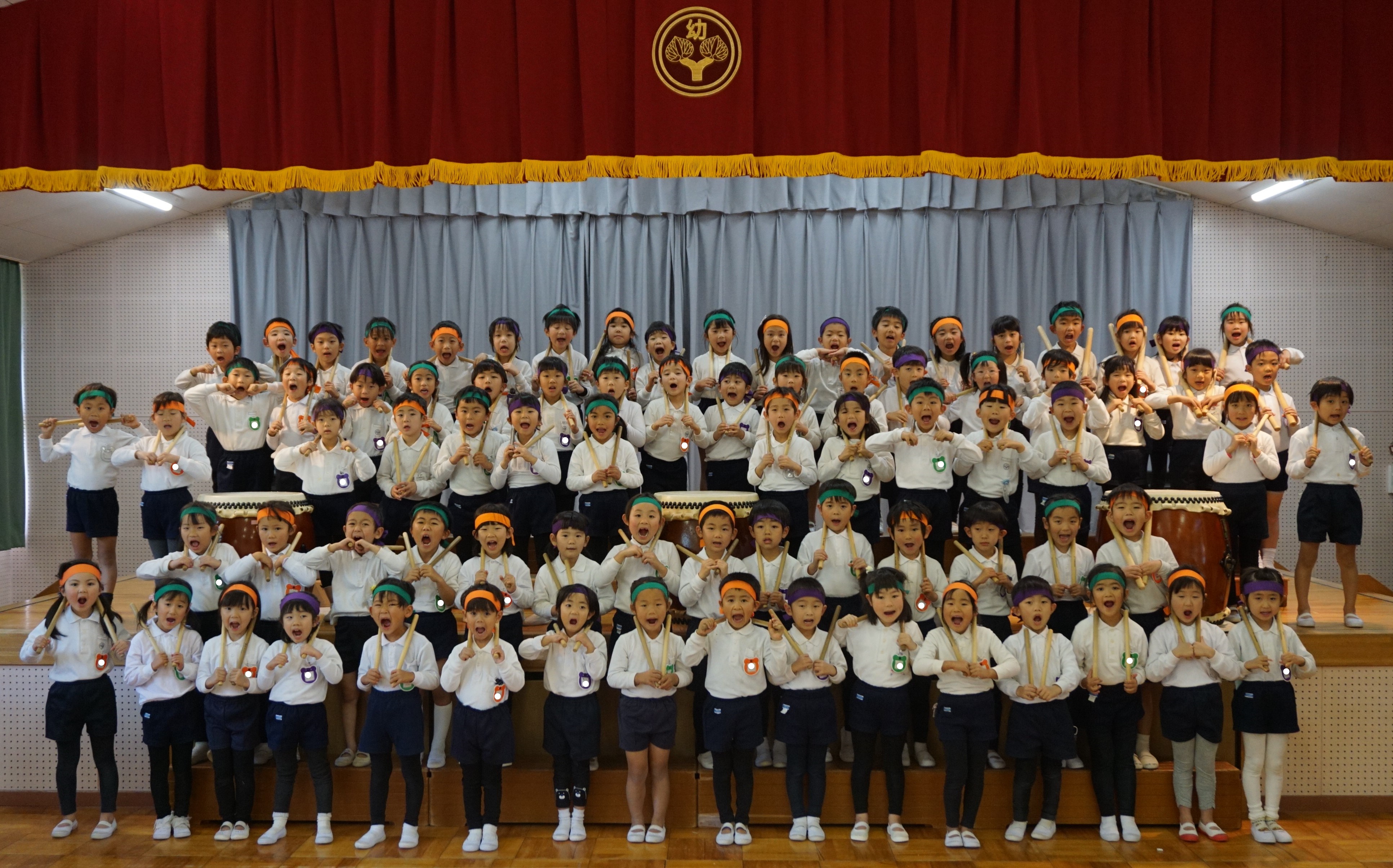 ★年長★和太鼓の発表会がありました！