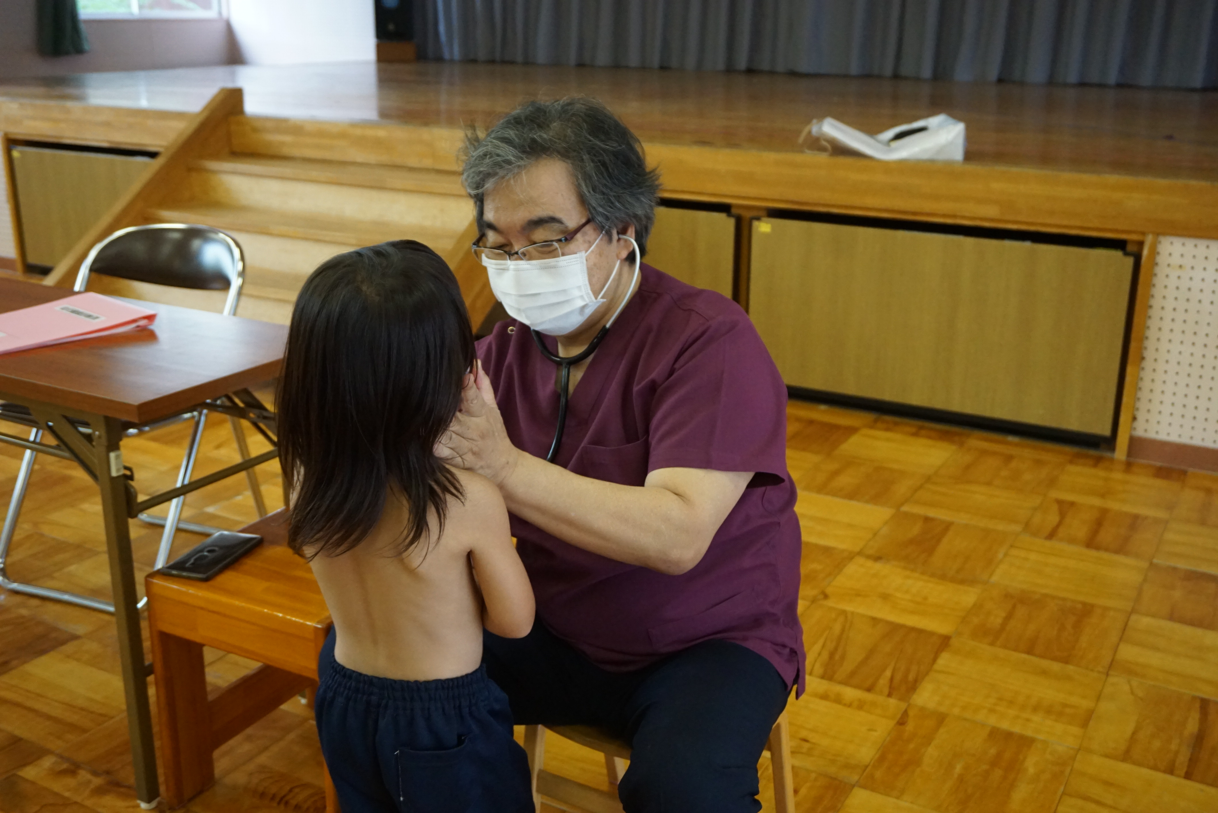 内科検診を行いました