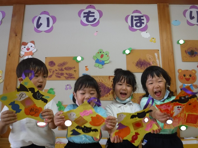 ★年少★　ハロウィン製作をしました！