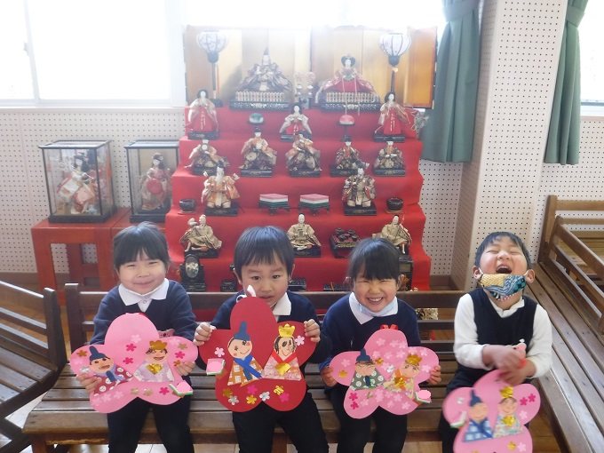 年少 ✿ひな祭り製作✿:画像3