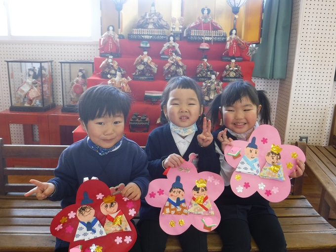 年少 ✿ひな祭り製作✿:画像4