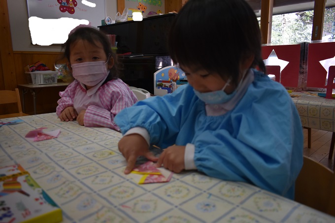 年少 ✿ひな祭り製作✿:画像1