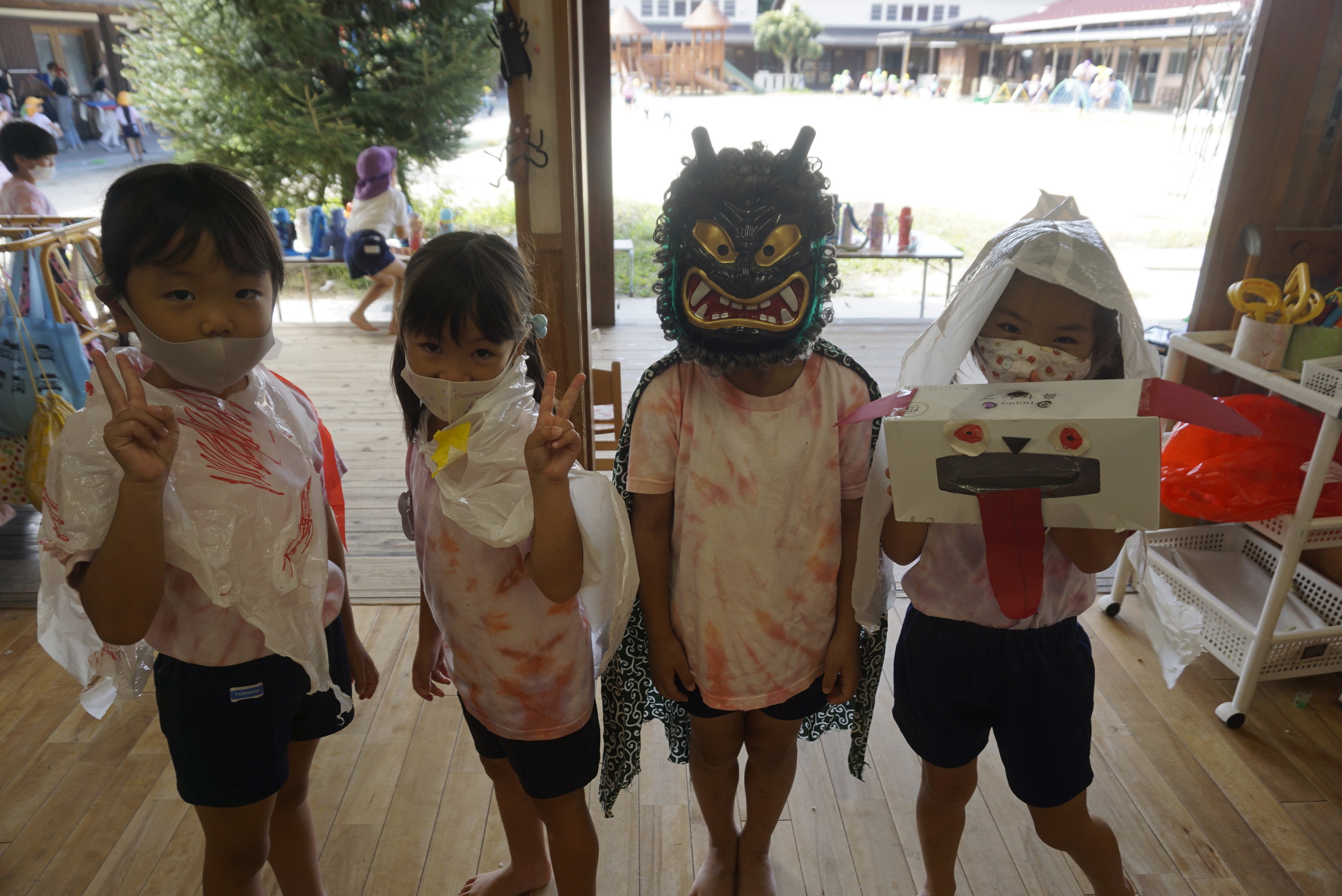 ★年長★ こんな遊びをしています!! お化け鬼ごっこ~つき組~:画像1