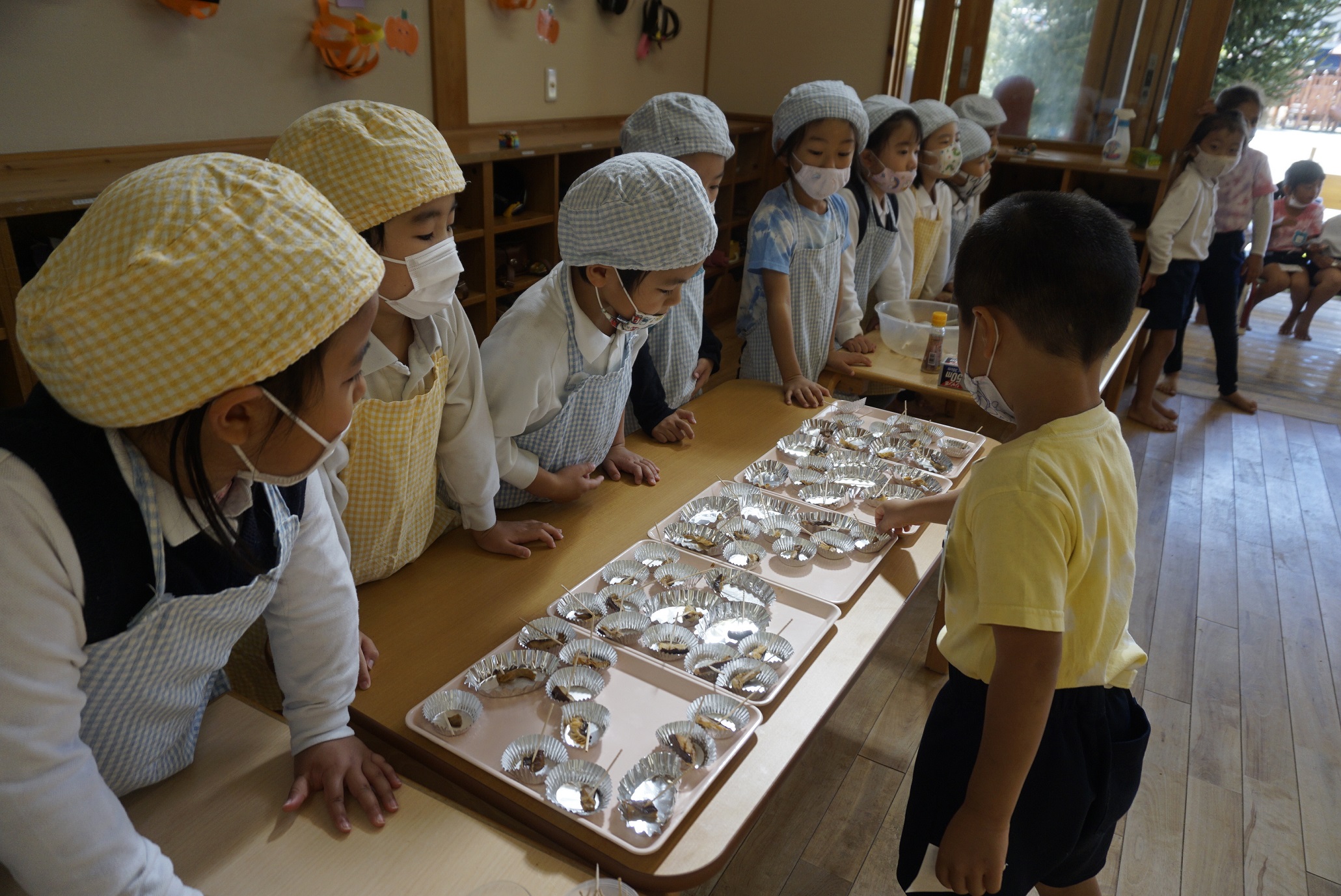 しいたけ屋さんをしました!!★つき組★:画像5