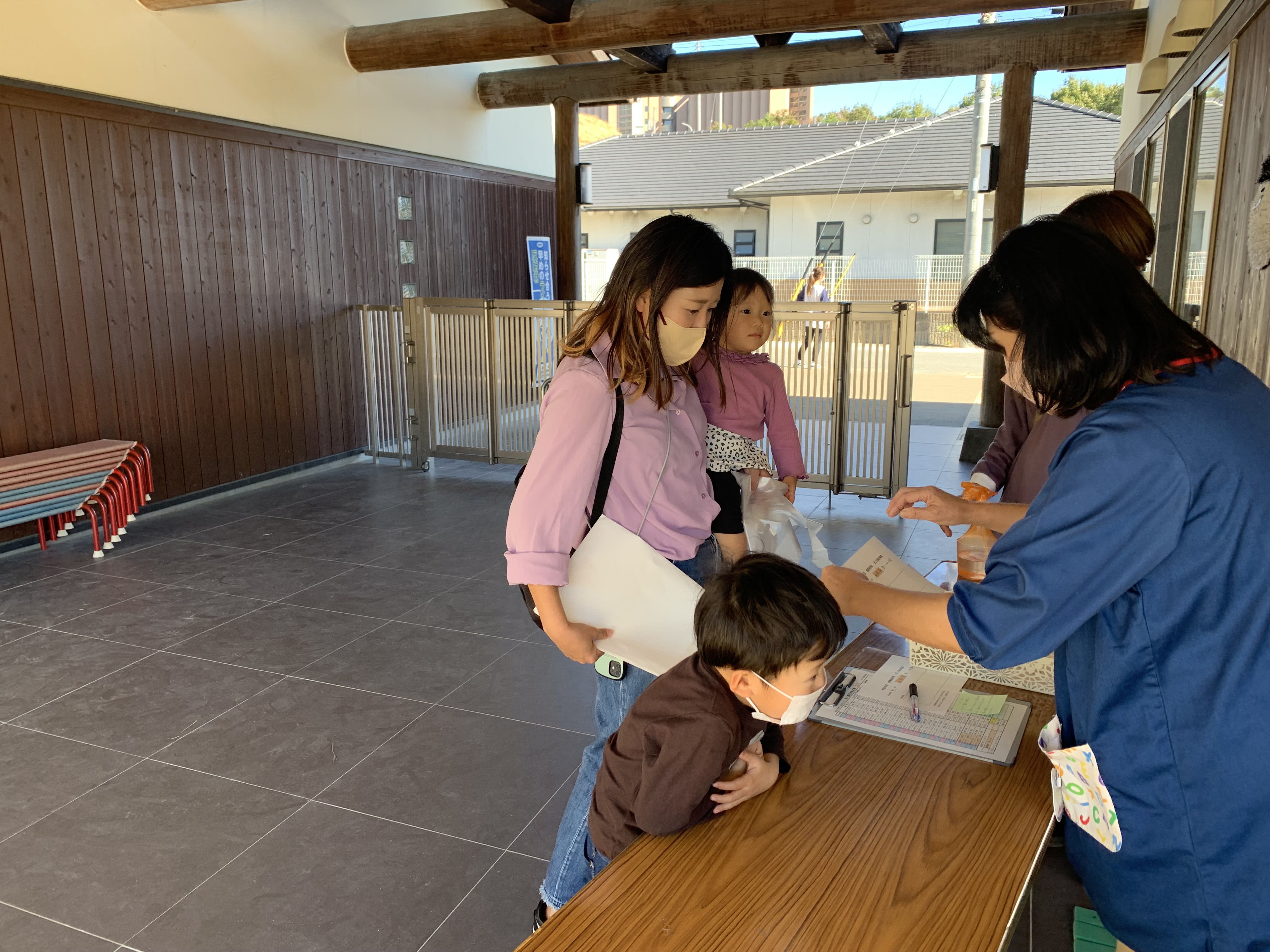 新入園児健康診断を行ないました。:画像1