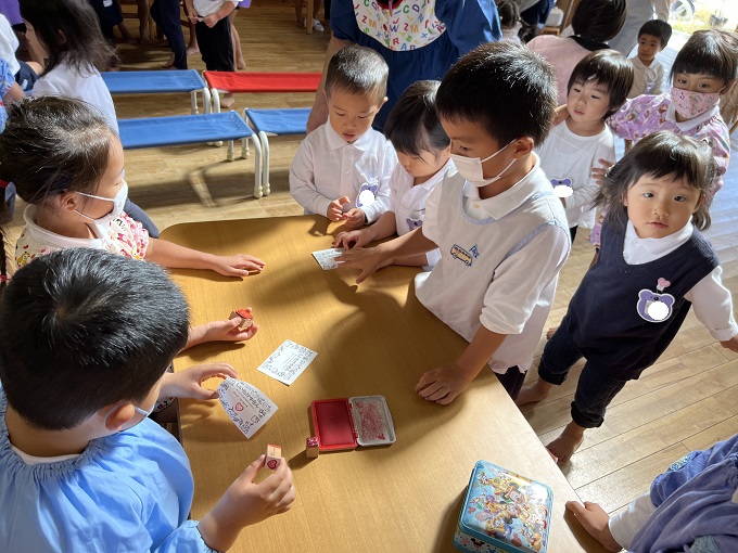 しいたけ屋さんをしました♫ ★ほし組★:画像2