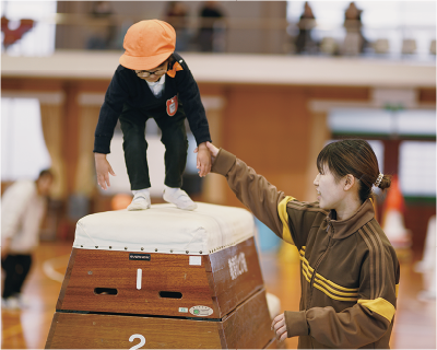 岡崎女子大学の授業の様子