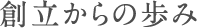 創立からの歩み